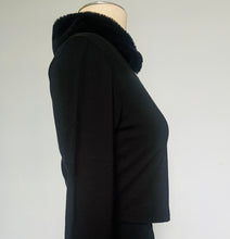 Load image into Gallery viewer, Vintage reworked fur trim women’s Playboy sweater. Xs S