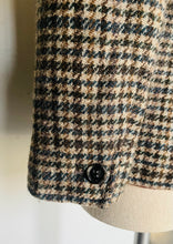 Load image into Gallery viewer, Incredible gingham tweed YSL riding style jacket small