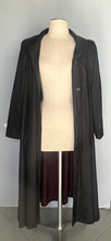 Load image into Gallery viewer, Black Vintage 60s Swing Raincoat. S M