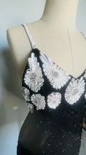 Load image into Gallery viewer, Vintage sequin chanel inspo reworked micro mini dress - Small
