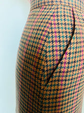 Load image into Gallery viewer, Reworked vtg 70s designer Evan Picone gingham mod skirt small