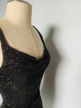 Load image into Gallery viewer, Vintage reworked 90s sparkly dream mini dress S M