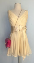 Load image into Gallery viewer, Vintage reworked silk mini evening dress. Xs S