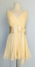 Load image into Gallery viewer, Vintage reworked silk mini evening dress. Xs S