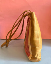 Load image into Gallery viewer, Vintage 60s Vinyl large Rose Tapestry tote Purse