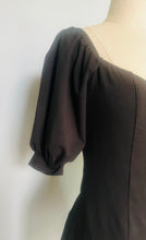 Load image into Gallery viewer, Little stretch dream micro mini black dress. XS S