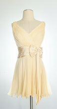Load image into Gallery viewer, Vintage reworked silk mini evening dress. Xs S