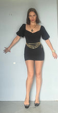 Load image into Gallery viewer, Vintage multi chain gold belt Free size