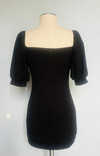 Load image into Gallery viewer, Little stretch dream micro mini black dress. XS S