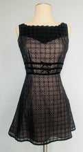 Load image into Gallery viewer, Reworked cotton baby doll eyelet mini dress Xs Small