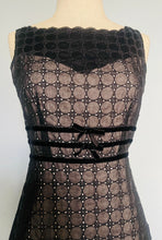 Load image into Gallery viewer, Reworked cotton baby doll eyelet mini dress Xs Small