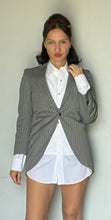 Load image into Gallery viewer, Vintage 80s grey Yves Saint Laurent Tuxedo Jacket Xs - S