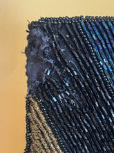 Load image into Gallery viewer, Reworked vintage sequin gun motif clutch purse