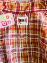 Load image into Gallery viewer, Vintage 70s plaid fleece western pearl snap shirt - Med