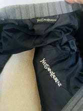 Load image into Gallery viewer, Vintage 80s grey Yves Saint Laurent Tuxedo Jacket Xs - S