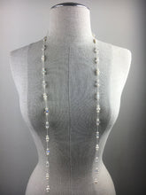 Load image into Gallery viewer, Vintage 70s Pearl tie necklace
