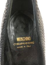 Load image into Gallery viewer, Vintage 90s Moschino sequin bow Heels  SIZE 7-7.5 US