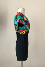 Load image into Gallery viewer, Vintage 80s stretch Off shoulder mini dress - XS Small