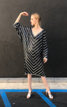 Load image into Gallery viewer, Exquisite Vintage 70s sequin Kaftan dress - small med