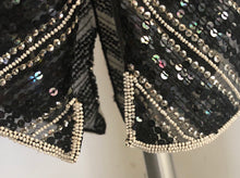 Load image into Gallery viewer, Exquisite Vintage 70s sequin Kaftan dress - small med