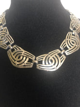 Load image into Gallery viewer, Vintage 60s Art Deco costume necklace