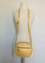 Load image into Gallery viewer, Vintage 90s Gold Leather Cross body purse