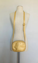 Load image into Gallery viewer, Vintage 90s Gold Leather Cross body purse
