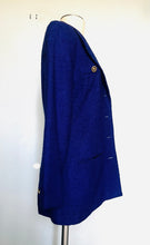 Load image into Gallery viewer, Vintage 90s purple boucle military jacket - Small
