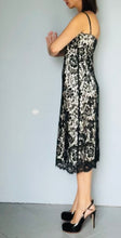Load image into Gallery viewer, Vintage classic lace midi dress - size S M
