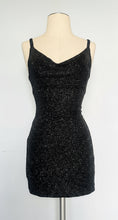 Load image into Gallery viewer, Vintage reworked 90s sparkly dream mini dress S M
