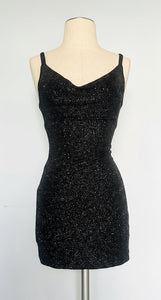 Vintage reworked 90s sparkly dream mini dress S M