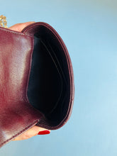 Load image into Gallery viewer, Micro mini brown leather quilted crossbody Yves Saint Laurent purse
