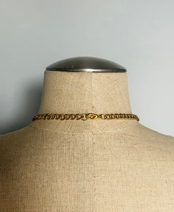 Vintage 90s cougar link chain necklace