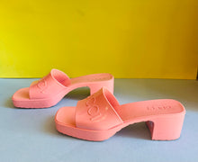 Load image into Gallery viewer, Gucci Rubber GG Slide Sandal Pink - size 7
