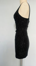 Load image into Gallery viewer, Vintage reworked 90s sparkly dream mini dress S M
