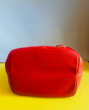 Load image into Gallery viewer, Vintage Y2k red pebbled leather tote bag
