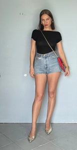 Vintage 70s classic red leather cross body purse clutch
