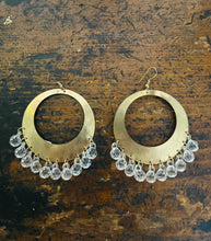 Load image into Gallery viewer, Vintage gold dangle earrings

