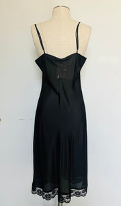 Vintage 90s silk slip dress S M