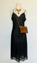 Load image into Gallery viewer, Vintage 90s silk slip dress S M
