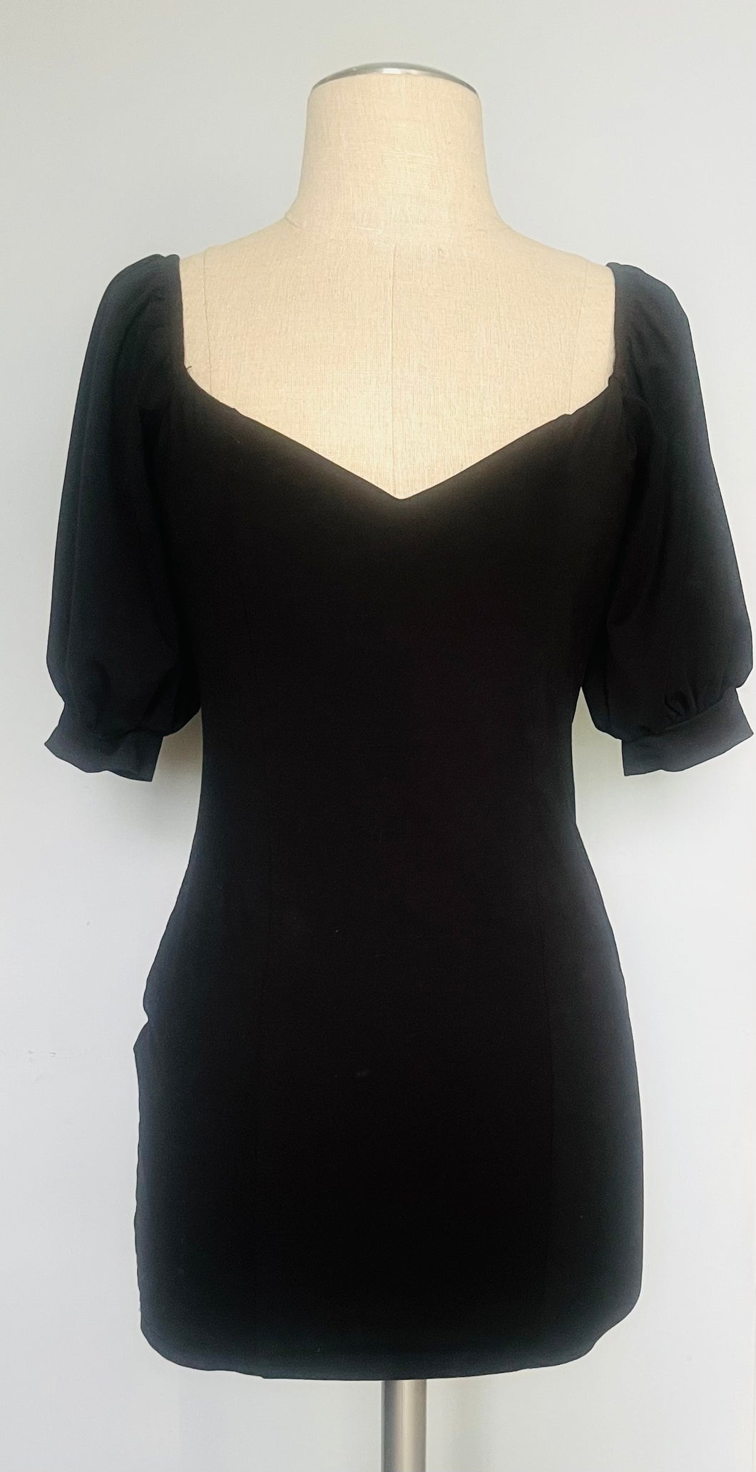 Little stretch dream micro mini black dress.  XS S