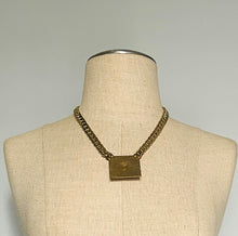 Load image into Gallery viewer, Reworked Rare pink lion link chain necklace.
