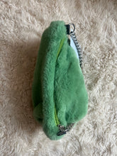 Load image into Gallery viewer, Custom reworked mint green faux fur tote purse
