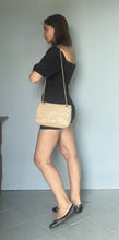 Load image into Gallery viewer, Vintage 80s Beige leather quilted purse
