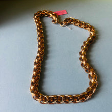 Load image into Gallery viewer, Vintage chunky gold plated chain unisex statement necklace

