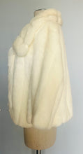Load image into Gallery viewer, Y2K Ivory Plush Cropped Faux Fur Jacket - S  M
