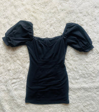 Load image into Gallery viewer, Little stretch dream micro mini black dress.  XS S
