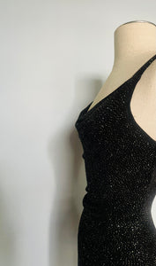 Vintage reworked 90s sparkly dream mini dress S M