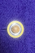 Load image into Gallery viewer, Vintage 90s purple boucle military jacket - Small
