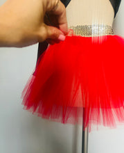 Load image into Gallery viewer, Custom made red disco Ballerina Tutu
